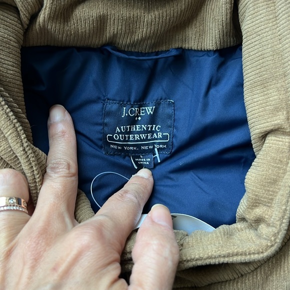 Men’s puff vest corduroy NWT - Picture 2 of 4